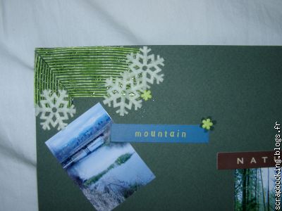 Ruban, attache parisienne en fleur, flocon de neige, autocollants....